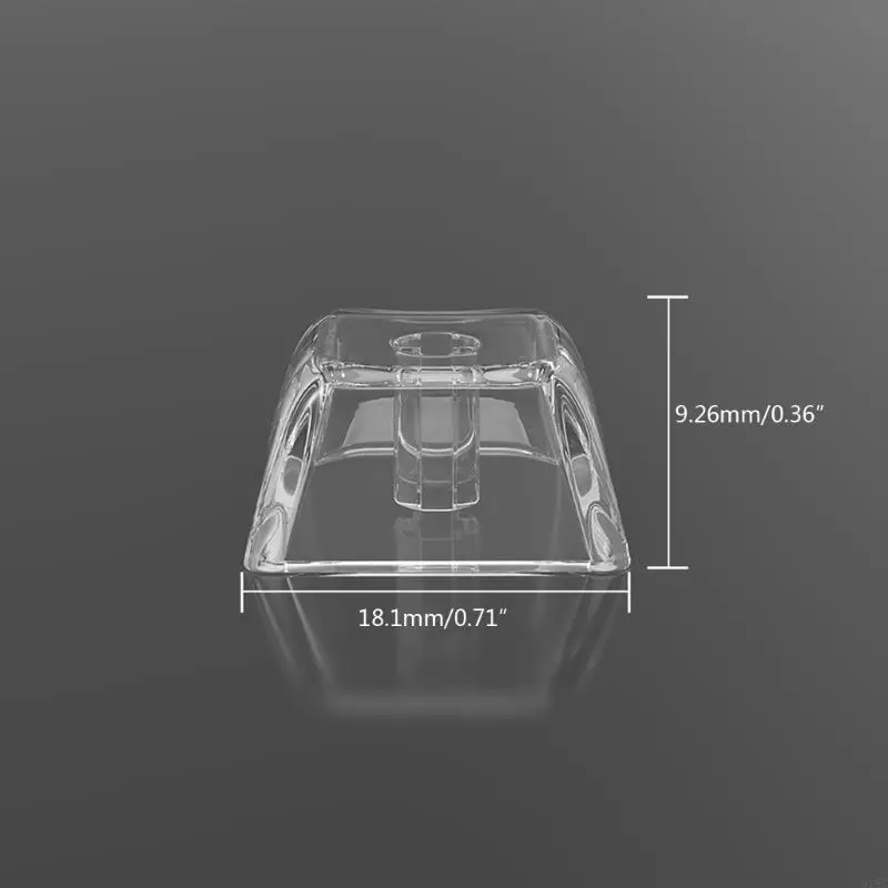 918C Pha Lê Trong Suốt Bàn Phím Cơ Phím Trống Backlit Phím Mũ XDA Hồ Sơ Cho Cherry Gateron Kailh 20 Chiếc