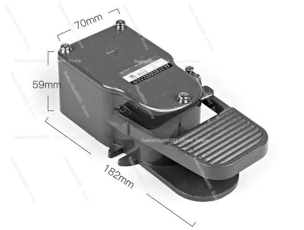 Foot Switch with 4.7K 10K Potentiometer for Variable Frequency Motor Speed Control