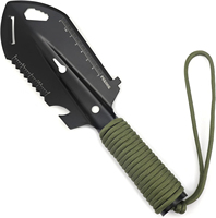 Outdoor Shovel Multi-Functional for Camping and Gardening Lightweight Backpacking Trowel with Carrying Pouch