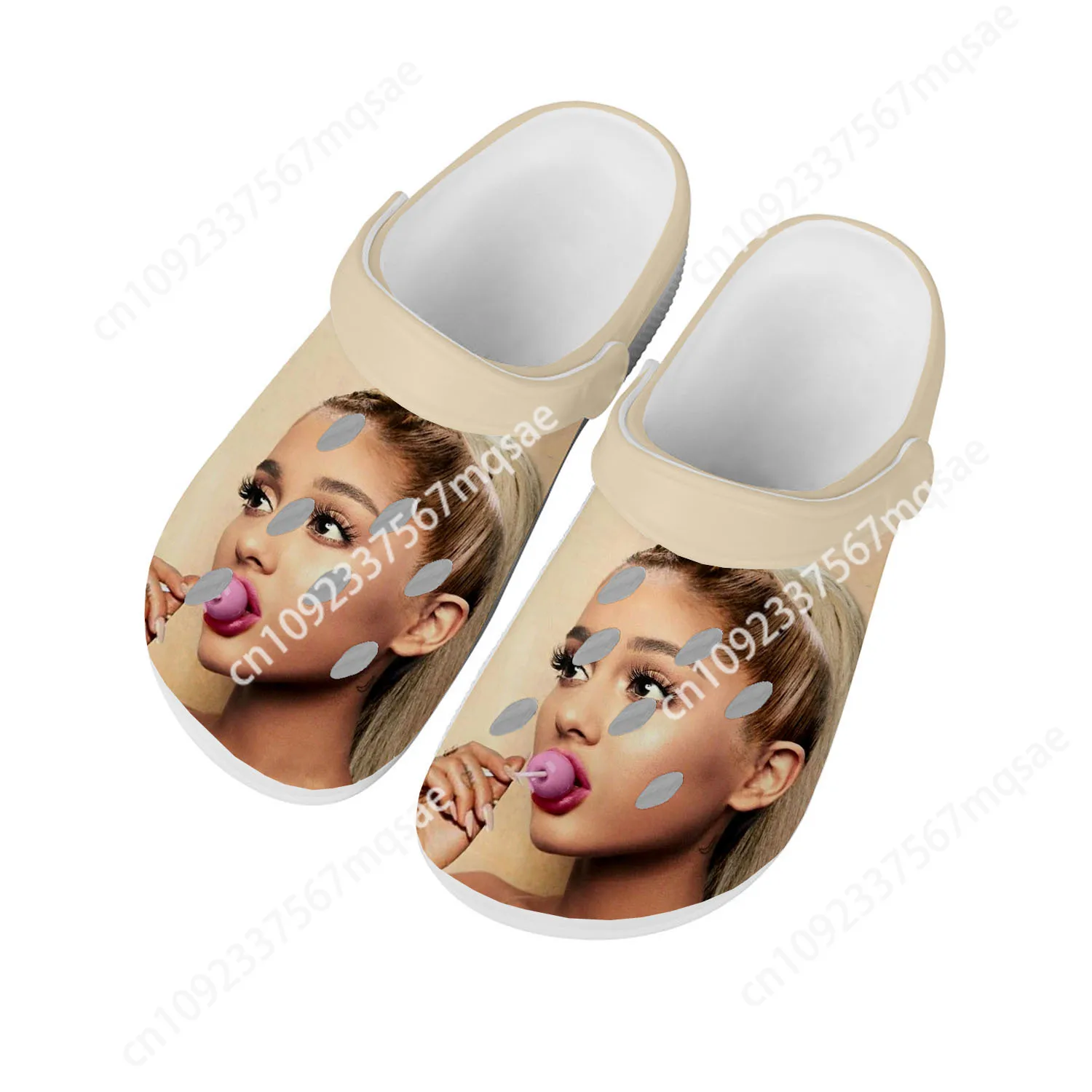 Ariana Grande Singer Cat Pop Home Clogs Custom Water Shoes Mens Womens Teenager Shoe Garden Clog Breathable Beach Hole Slippers