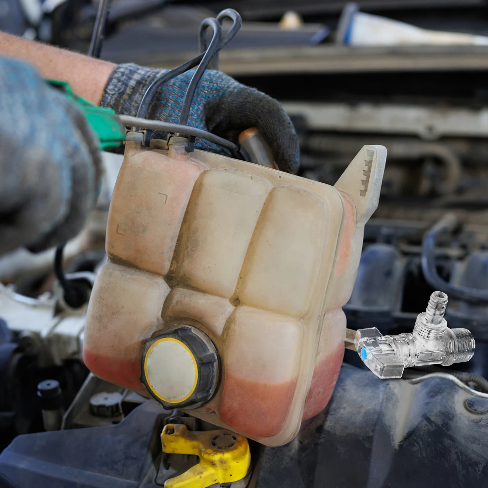 

Прочный пластиковый резервуар для воды, шаровой клапан, запорный для легкового автомобиля, грузовика, простая установка, герметичная, высокая термостойкость, замена