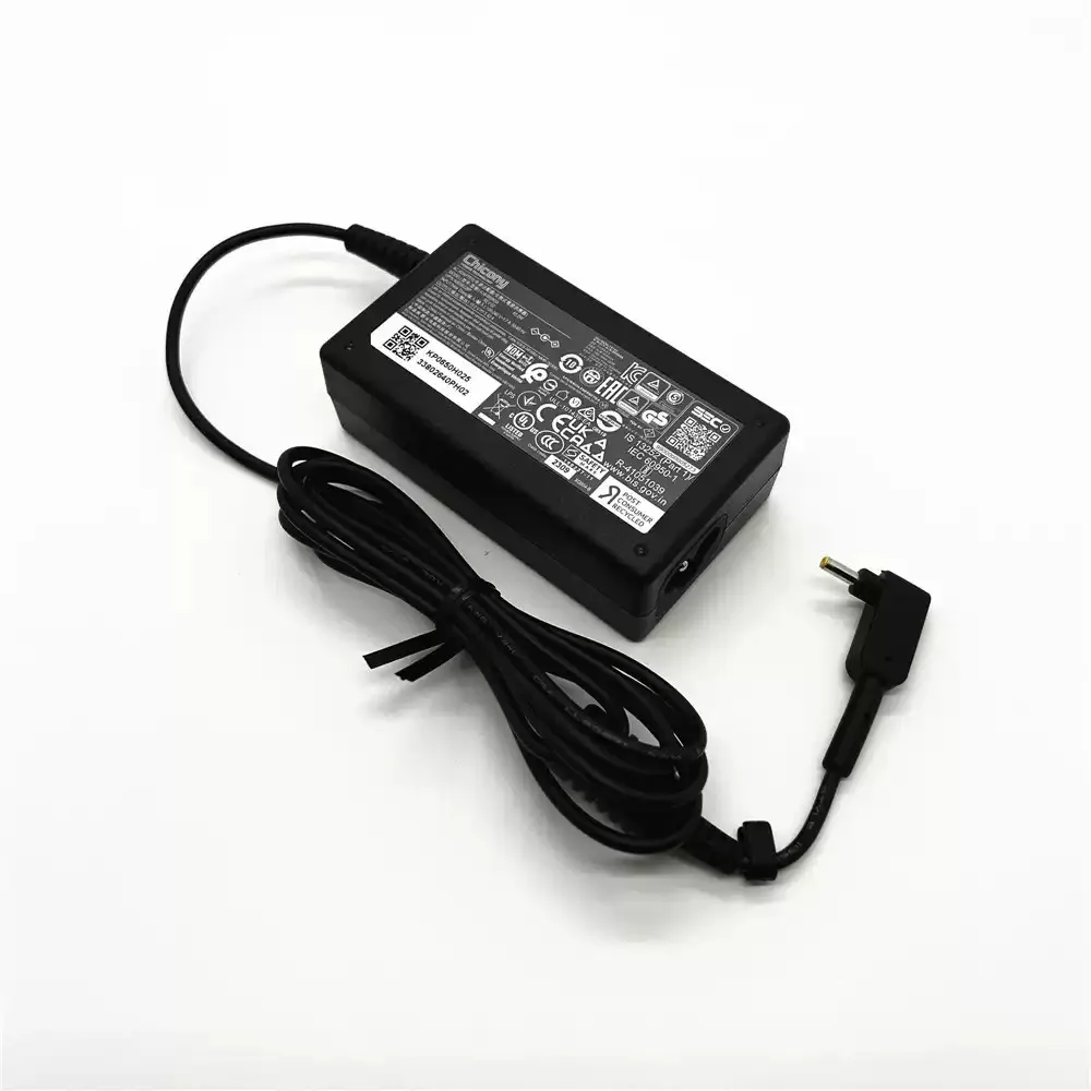 Original Chicony 65W 19V 3.42A 3.0*1.1mm Laptop Charger Power Adapter for Acer Aspire Sf3 S5 S7 S13 Tmp238 Travelmate X313