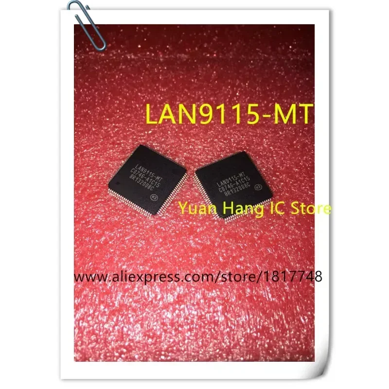 

10pcs/lot LAN9115-MT LAN9115 SMSC TQFP-100 100% NEW