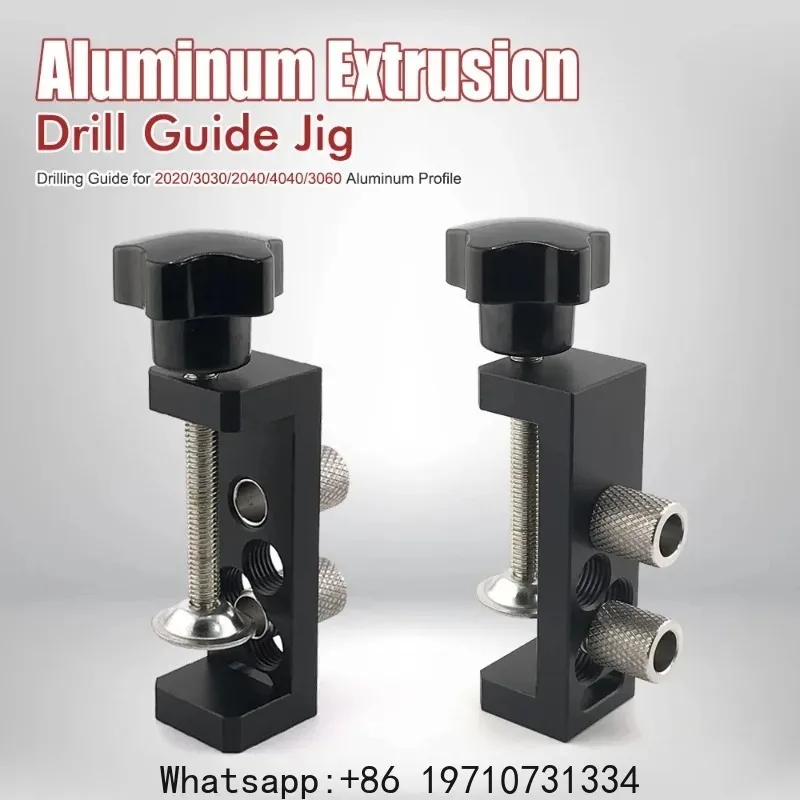 20/30/40 Series Extrusion Drilling Fixture: Precision DIY Machinist Guide for Accurate Perforation and Countersinking