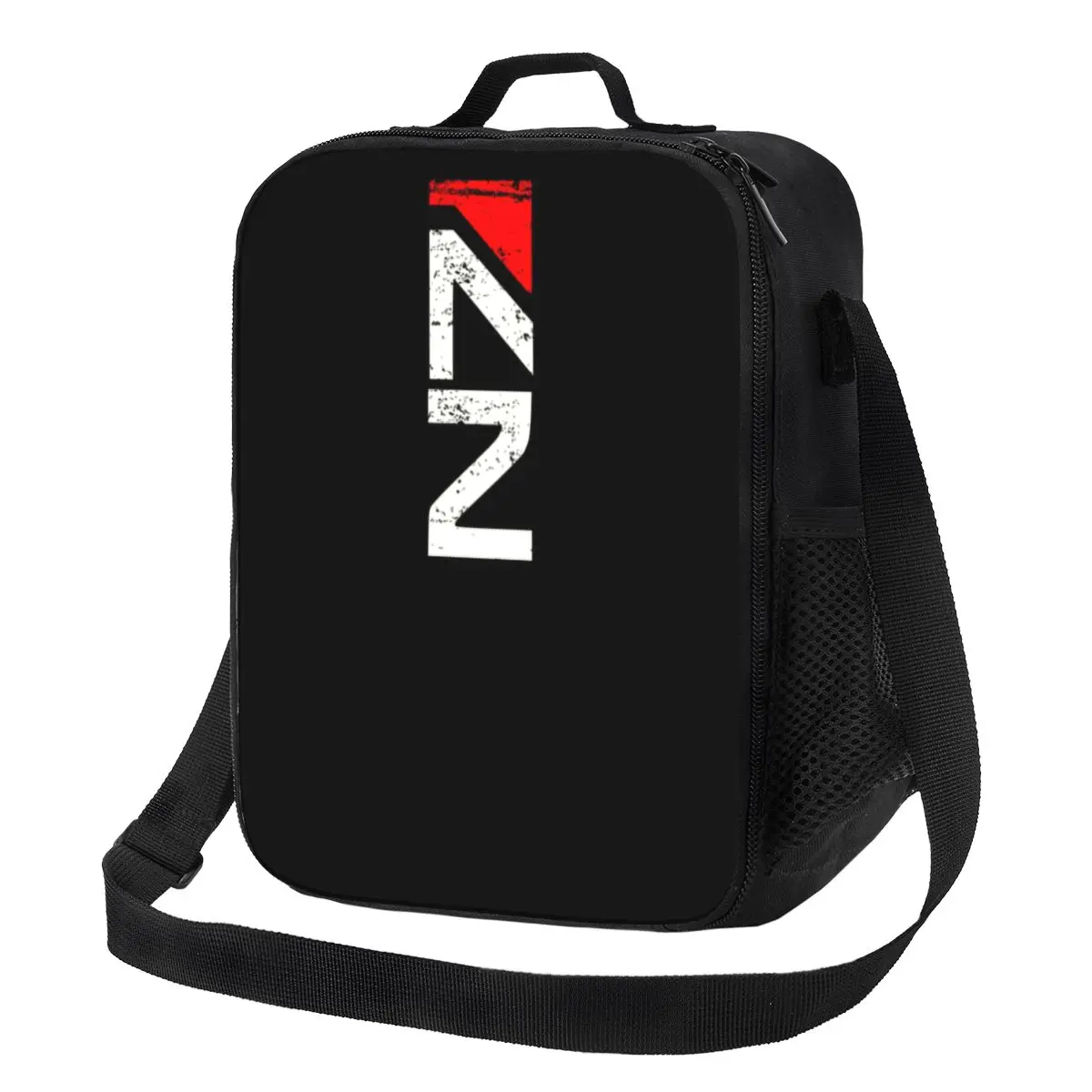 Custom Mass Effect N7 Lunch Bag Men Women Thermal Cooler Insulated Lunch Box for Student School