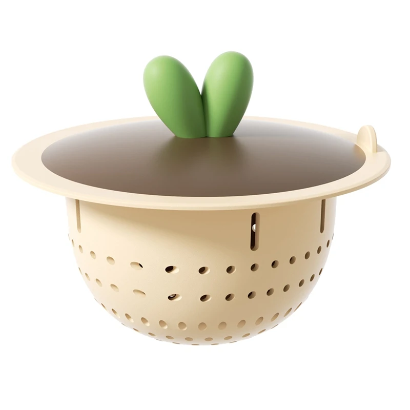 2 Stück Cartoon Rettich Form Waschbecken Mülls ieb Küche Waschbecken Anti-Verstopfung Abfluss filter einfach zu installieren einfach zu bedienen