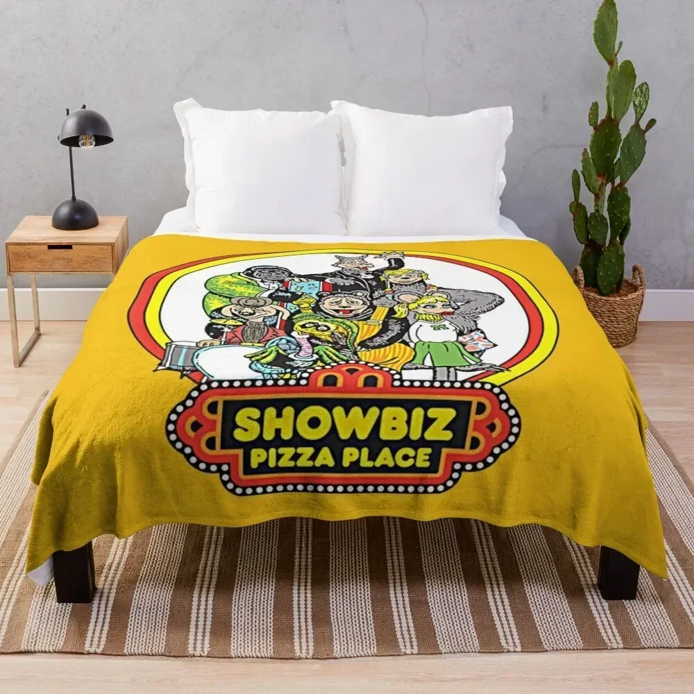 Showbiz Pizza Throw Blanket Fuzzy Plush Throw Blanket for Sofa Chair
