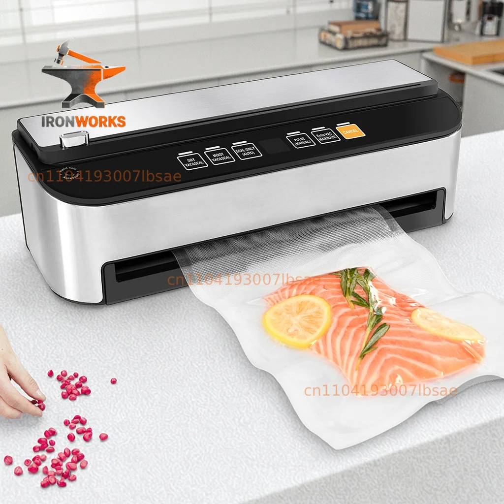 Kitchen Vacuum Sealer Machine with Automatic Vacuum Sealer Bag Detection Starter Kit Keep Food Fresh Longer