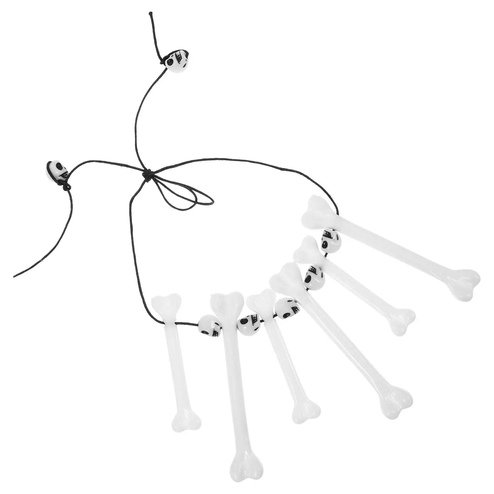 

Bone Necklace Creative Pendant Halloween Decorations Jewelry Accessories Lightweight Plastic Unique Design Gifts Birthday