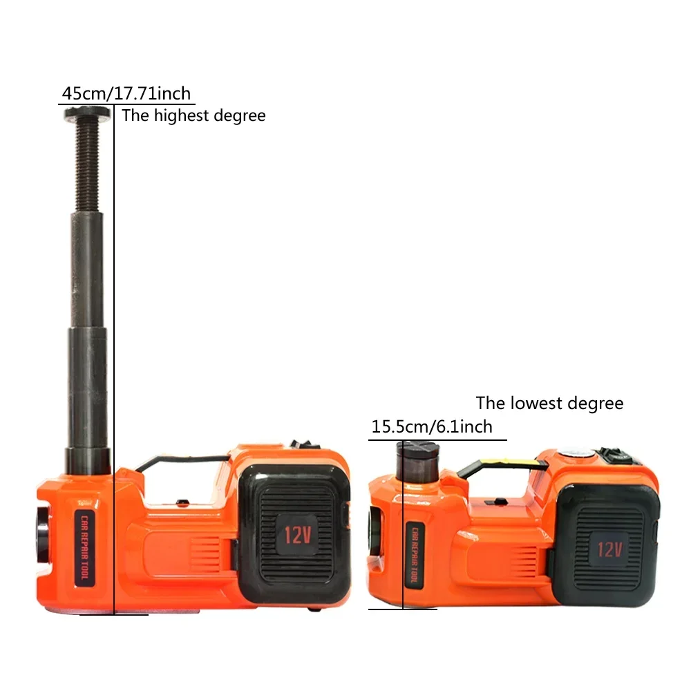 Electric Hydraulic Car Jacks 4 in 1,Lifting Repair Tool 12V,Crane 5T Load 155-450mm Elevating ,for All Cars of Repair Workshop