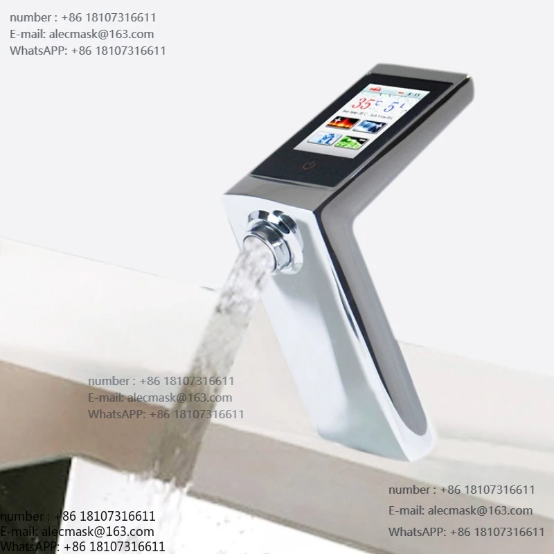 

Kitchen faucet, smart thermostatic valve, all-copper chrome-plated washbasin, washbasin faucet