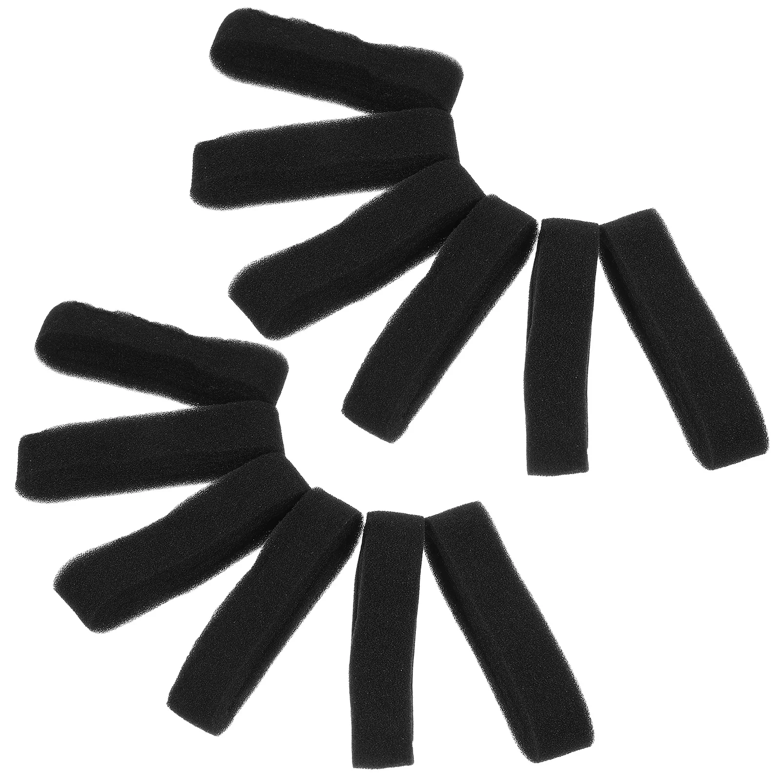 

20pcs Lawn Mower Air Filter Sponge Black Replacement Trimmer Filter Outdoor Garden Accessories High Efficiency Filtration System