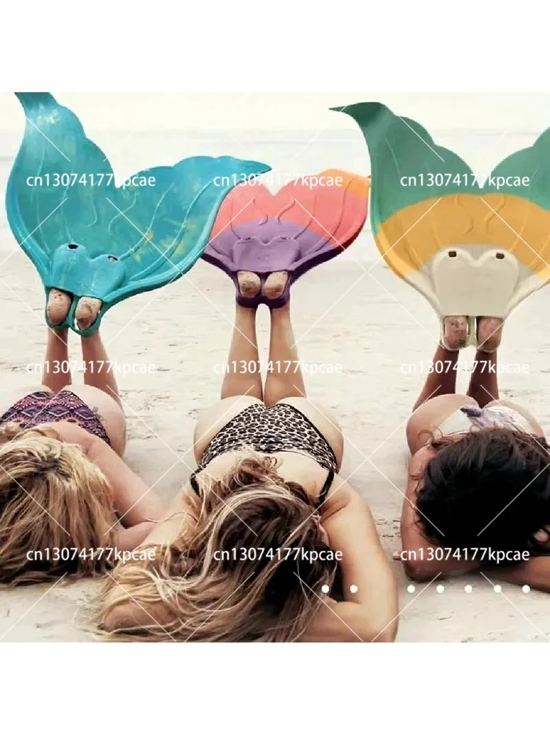 Mermaid Monofin for Diving Training Silicone Swimming Fins Aquarium Show