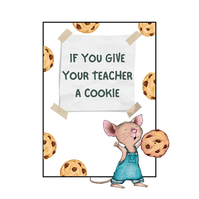 If You Give Your Teacher A Cookie, Teacher Appreciation Gift Book, Creativeand Thoughtful Gift For Teacher, Gift