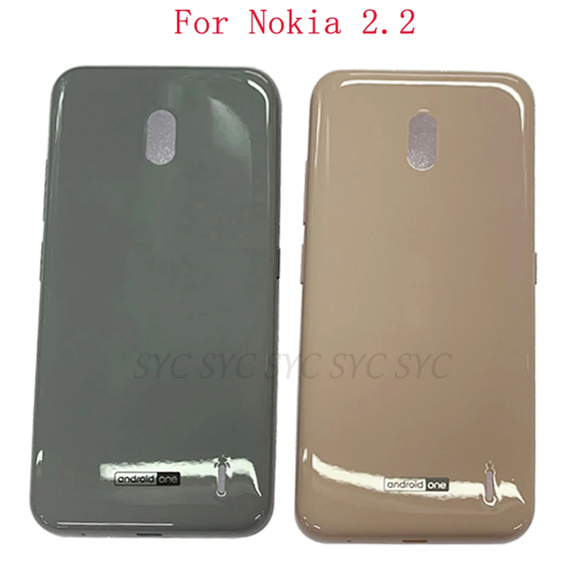 

Battery Cover Rear Door Case Housing For Nokia 2.2 Back Cover with Logo Repair Parts