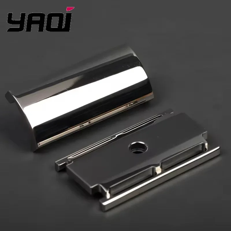 

Бритва Yaqi Sentinel SSP с двойным лезвием для мужчин, головка из полированной нержавеющей стали 316, зазор между лезвиями 1,35 мм