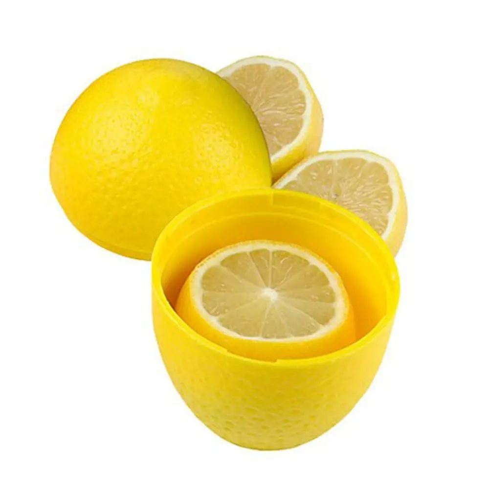 Holder Refrigerator Box See Through Reusable Kitchen Keeper Storage Container Lime Lemon Saver Fresh