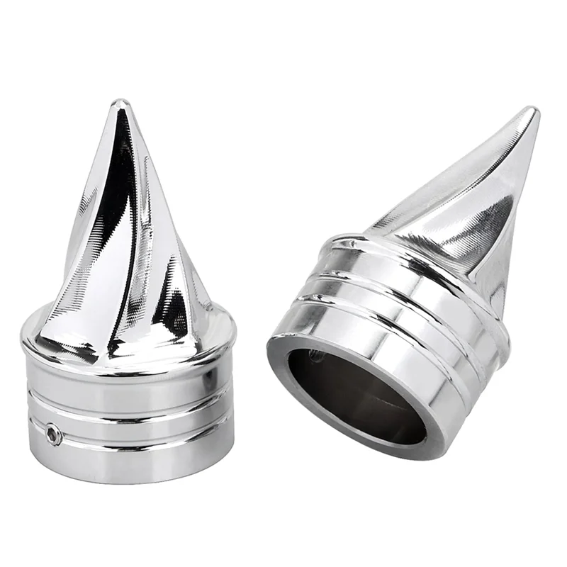Better-Chrome Front Axle Cap Nut Covers For Electra Street Glide Dyna Low Rider