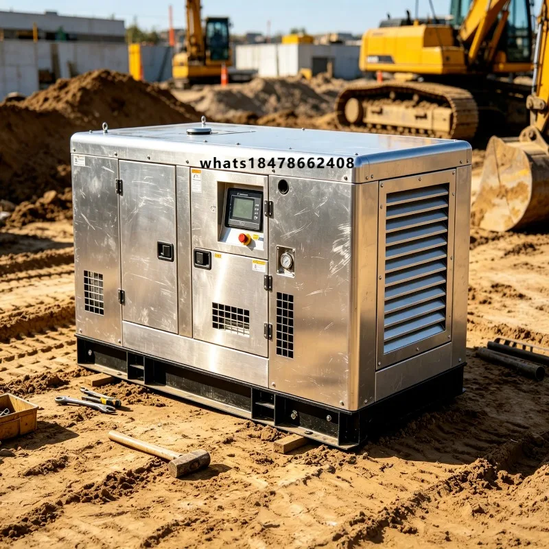 Super Silent  Generator 10kva -500kva Single Phase and Three Phase 100% Copper Brushless Motor Electric Start Power Genset