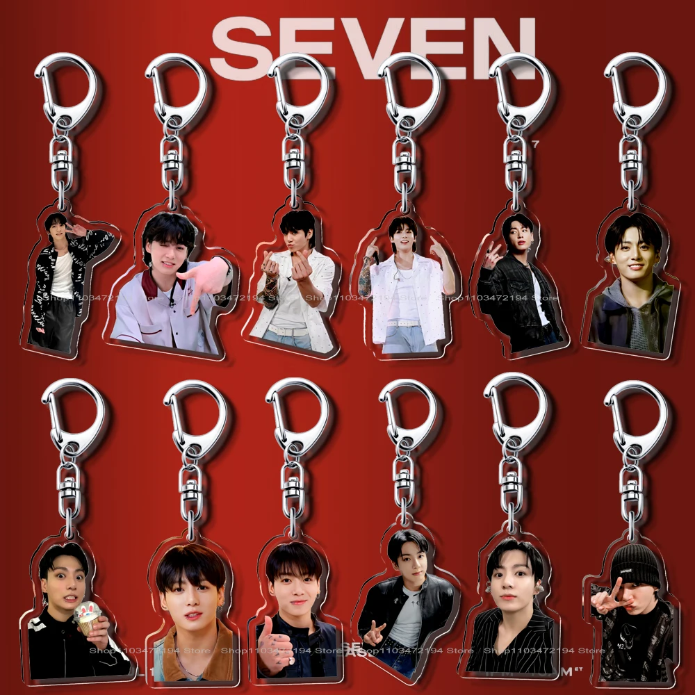 5 см акриловый брелок по индивидуальному заказу Kpop Idol SEVEN VOOKS брелок для ключей персонализированный подарок Funs аксессуары Мерч 5 см акриловый брелок по индивидуальному заказу Kpop Idol SEVEN VOOKS брелок для ключей персонализированный подарок Funs аксессуары Мерч
