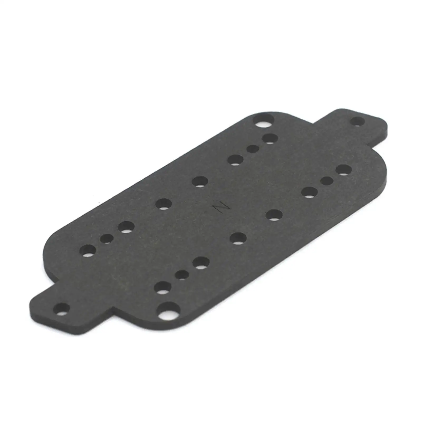 Microfiber Guitar Pickup Base Plate | Multi-Hole Mounting Pattern, Thin Flat Construction, for Custom Builds