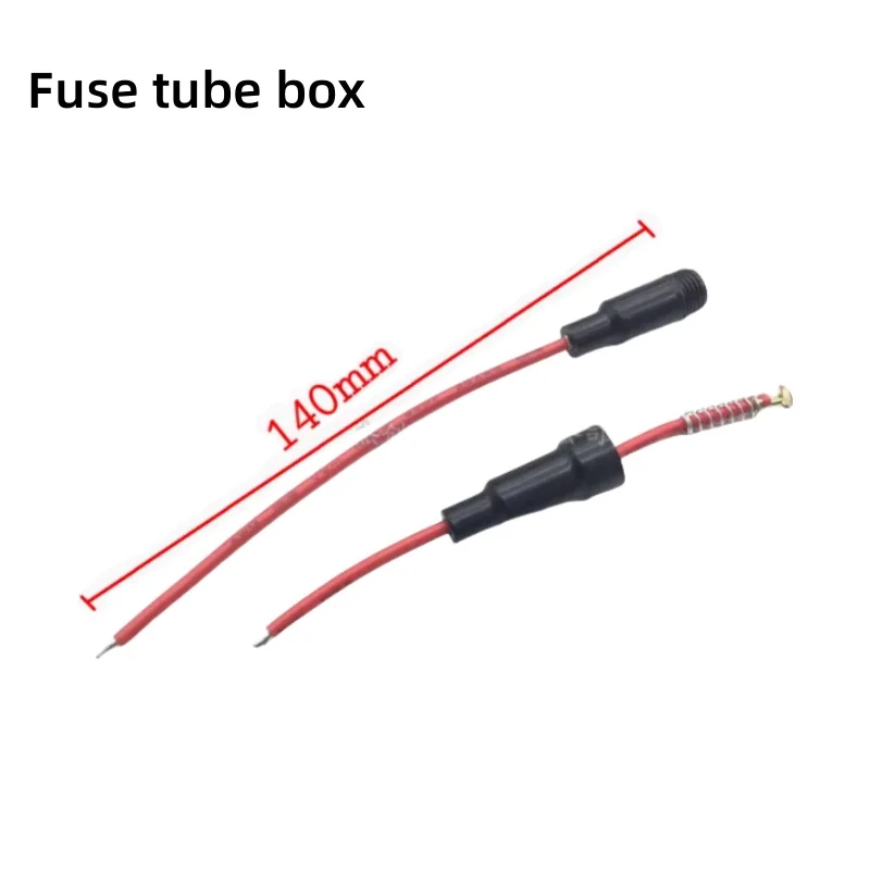 5x20/6x30mm Fuse Holder/Box/Cover/Base With 18/20/22AWG Wire Built-in Spring Overload Protection