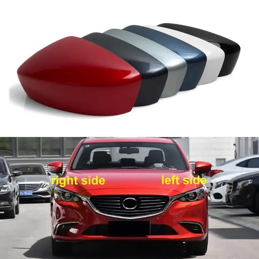 

For Mazda 6 Atenza 2018 2019 2020 2021 Car Accessories Exterior Rearview Mirror Cover Side Mirrors Housing Shell Color Painted