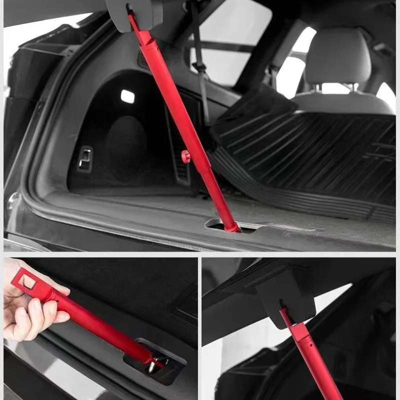 

Выдвижной опорный стержень для капота автомобиля 32-48 см, алюминиевый телескопический инструмент для крепления двери крышки багажника автомобиля, противоскользящий инструмент из нержавеющей стали