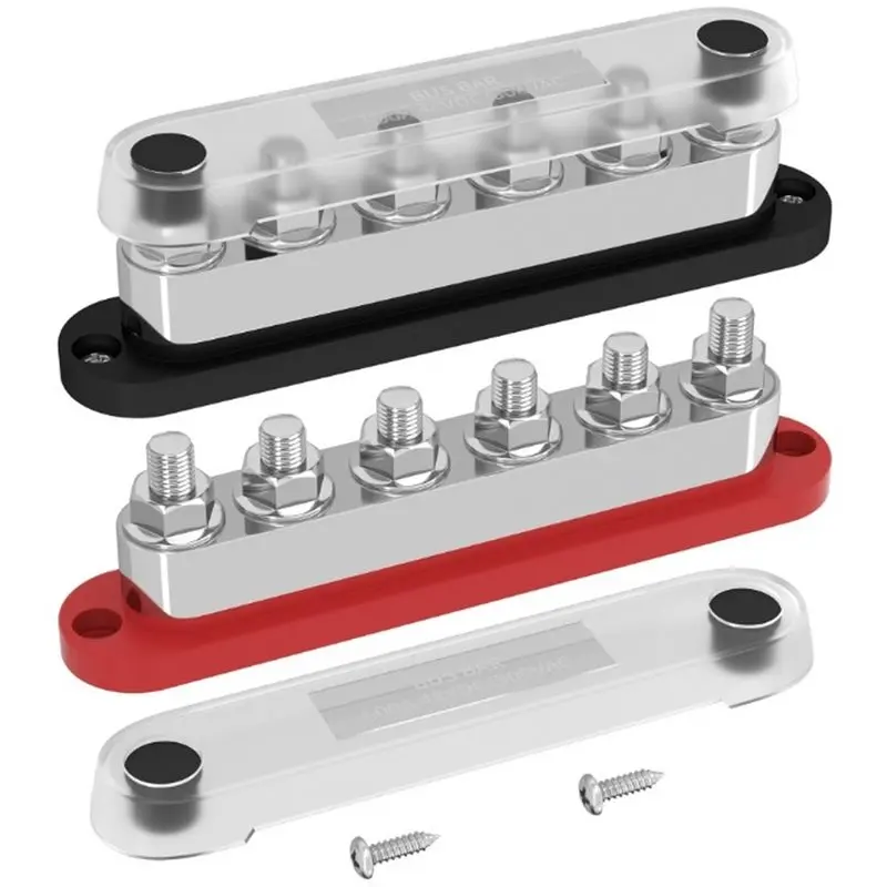 PHFU-300A Bus Bar 12V Distribution Block 6X M10 For Automotive