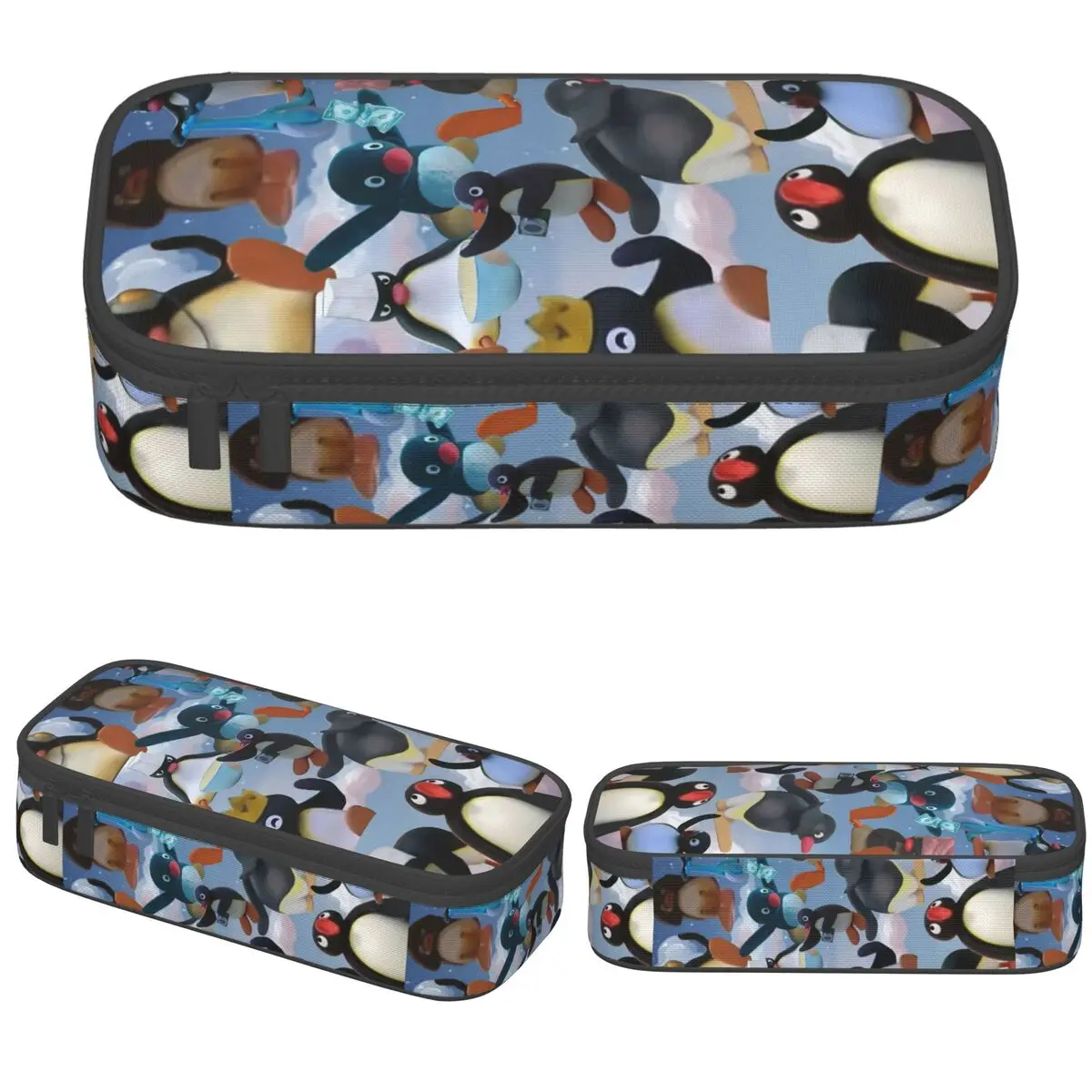 

Пенал Noot Pingu, пеналы с изображением пингвина, мем, держатель для ручек для девочек и мальчиков, большая вместительная косметичка, офисный подарок, канцелярские принадлежности