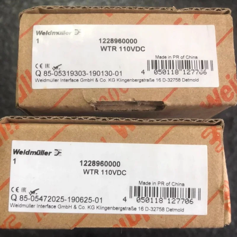 Weidmuller time relay WTR 110VDC order number 1228960000