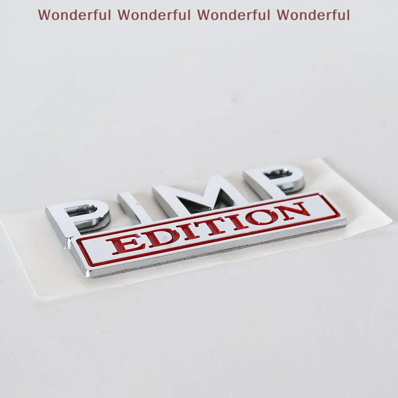 Car Badge ABS Edition Scratch Resistant Non-Fading Auto Emblem for Car Truck SUV Exterior Decor Accessories