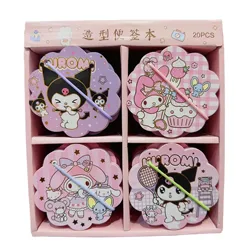 Mini Sanrio Kuromi Melody Notepad Cute Cartoon Portable Notebook, Notepad, Hand Ledger  Student Stationery Office Wholesale