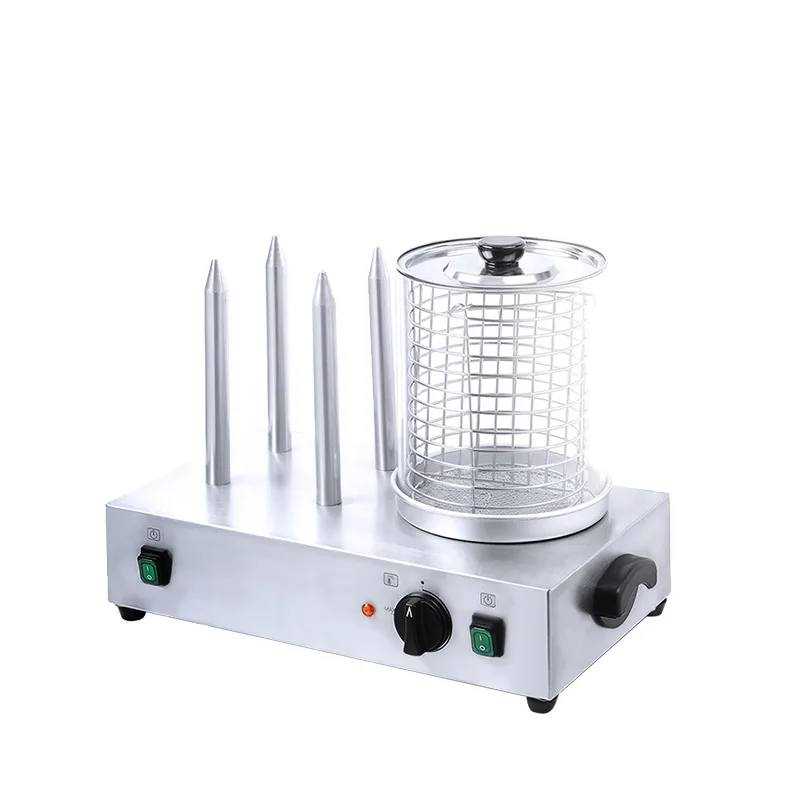 

Commercial 4 sticks, sausage grill, heat preservation, hot dog, electric heating