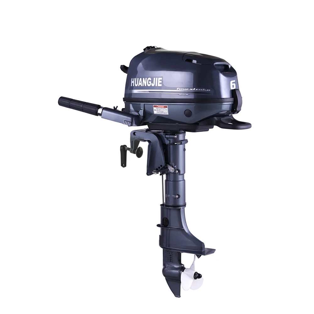 

DDP shipment Huangjie Small Boat Motor 6HP 4 Stroke Motor outboard Gasoline 6hp Like Yamaha Boat Motors 4Stroke Boat Engine