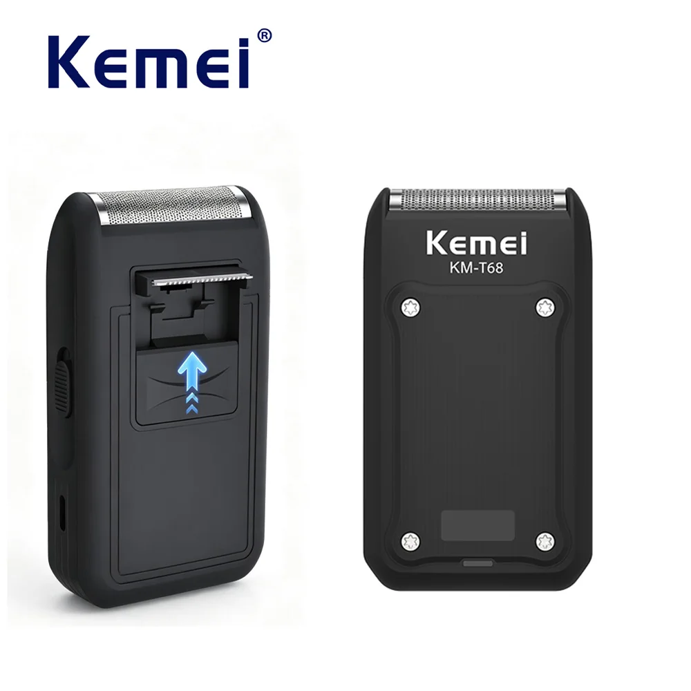 Kemei T68 Electric Shaver Man Rechargeable Shaving Machines Man Original Type C The Best Men's Razor