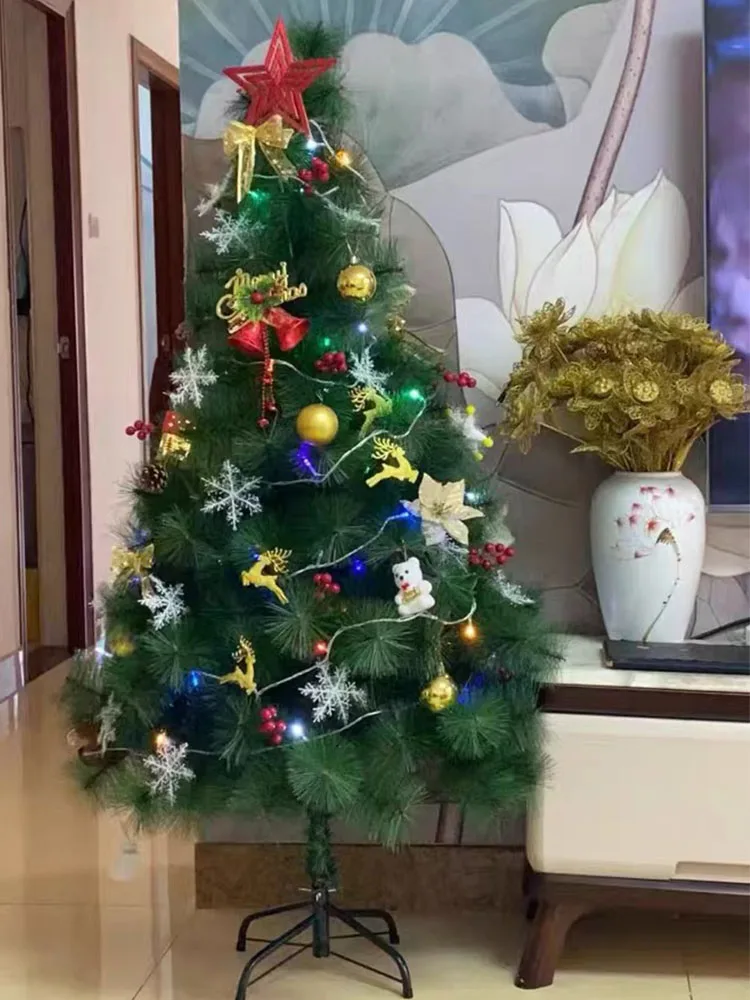 

120-180cm Encrypted Green Pine Needles Christmas Tree with Environmental-friendly Material for Christmas Home &garden Decoration