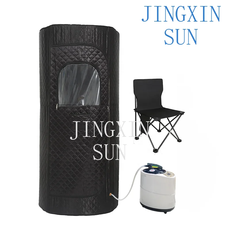 Household Sweat Steaming Room Easy to Install Portable Sauna Pods Kit Full Body Sauna Box with Smart Steamer
