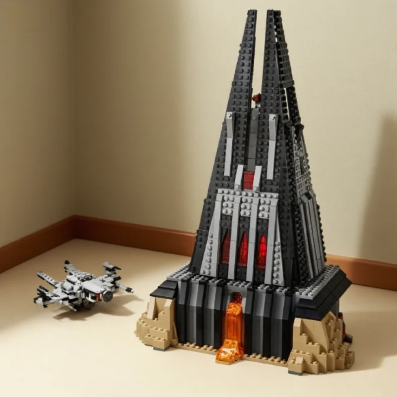 1090 قطعة ديزني صالح 75251 دارث هاوس فيدر قلعة بنة حروب الفضاء التعادل المقاتلة نموذج الطوب زخرفة هدايا عيد الميلاد