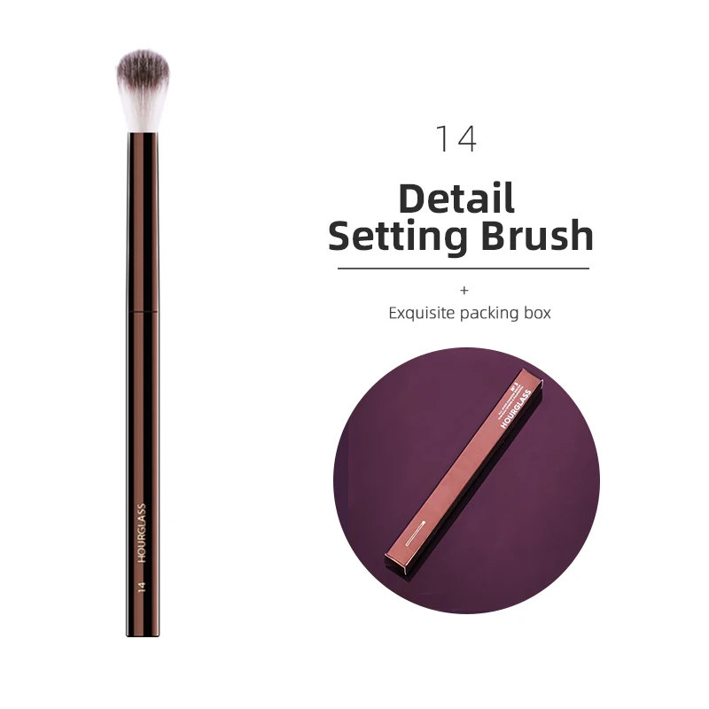 Hourglass Makeup Brushes Powder Foundation Concealer Blusher Bronzer Eye Shadow Eyebrow Eyeliner Sculpting Brush image 3