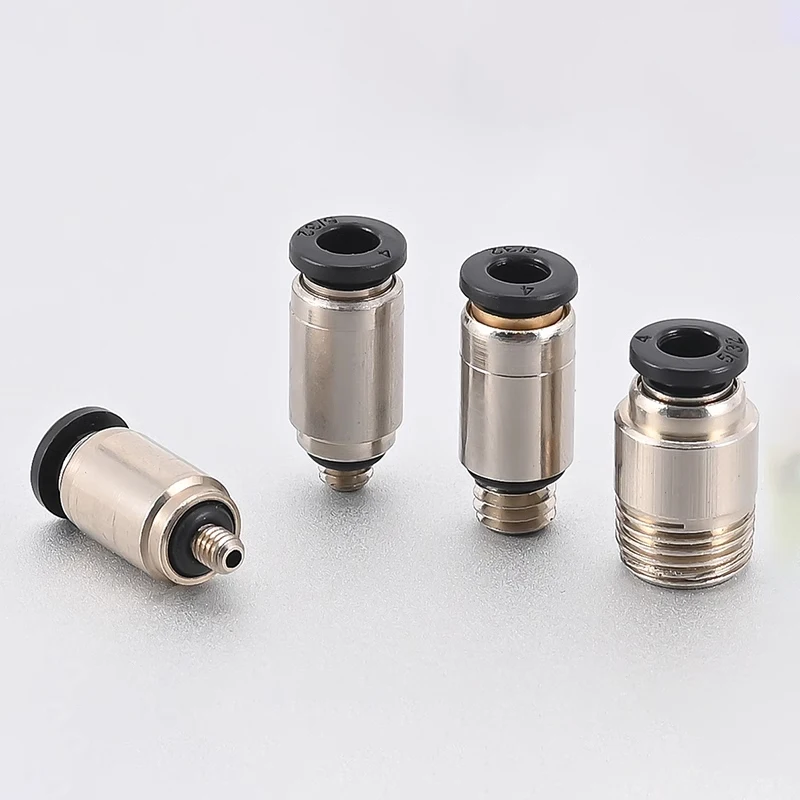 Pneumatic quick connector Mini-connector POC 3mm 4mm 5mm External thread M3 M4 M5 M6 M7 Round straight POC3-M3 POC4-M6 POC5-M5