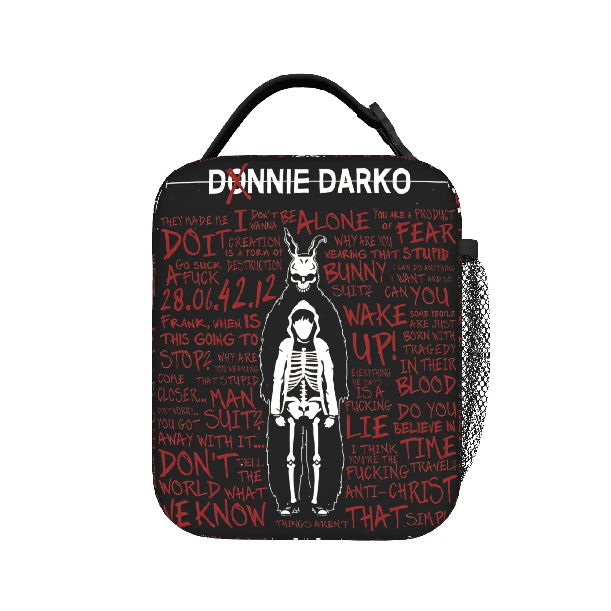 Donnie Darko Film Poster Insulated Lunch Bags Large  Lunch Container Thermal Bag Tote Lunch Box Office  Travel Girl Boy