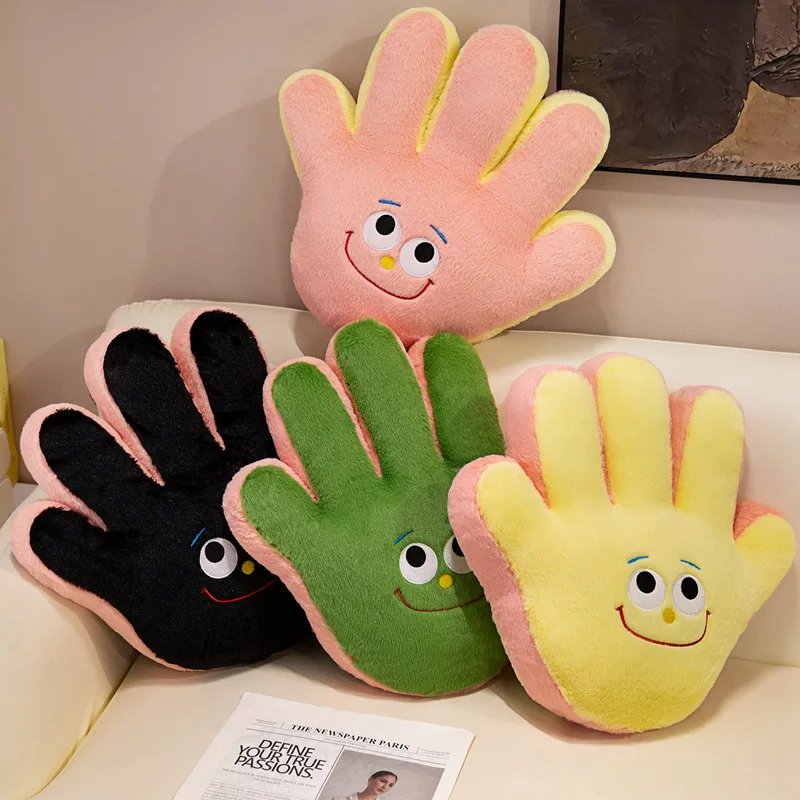 

Creative Big Size Hand Palm Plush Toys Warm Cozy Wearable Cartoon Hand Palm Pillow Back Cushion Kawaii Room Decor Funny Gift