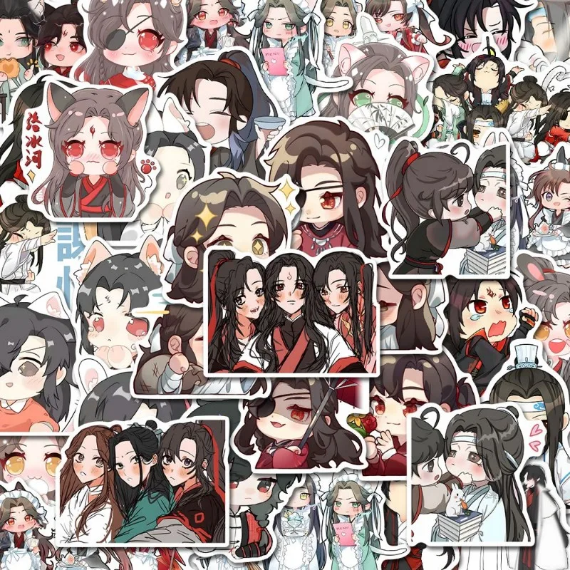 mo dao zu shi Sticker Anime tian Waterproof Sticker Cute Student Stationery Children Supplies Grandmaster of Demonic Cultivation