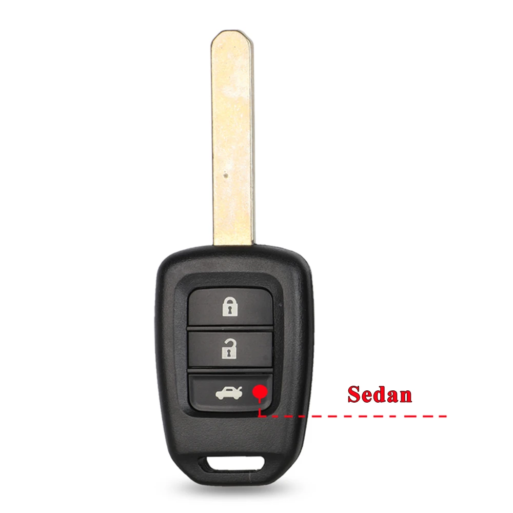 Jingyuqin 2/3/4 BTN Auto Schlüssel Fob PCF7961 Chip Remote Key Fob Für Honda 2013-2015 CRV 2013-2017 Accord Civic Fit MLBHLIK6-1TA ID47