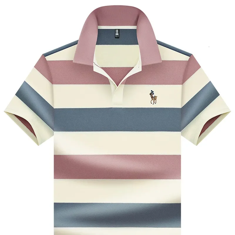 Luxury Brand Designer Clothes Ali Direct Supply Short Sleeve Polo Shirt Simple Turn-Down Collar Design Wrinkle-Resistant Non-Pilling Daily Commuting Outdoor Bus