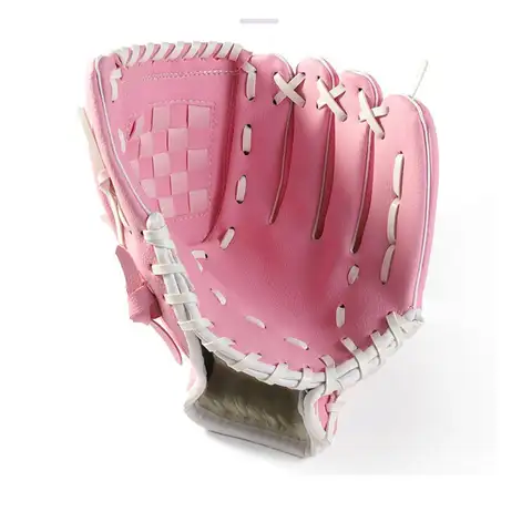 Basebollhandske för vuxna och ungdomar 9,5-12,5 tum träningsvante i premiumkonstläder för baseboll, softboll 8 best sales basebollhandske i läder - №7