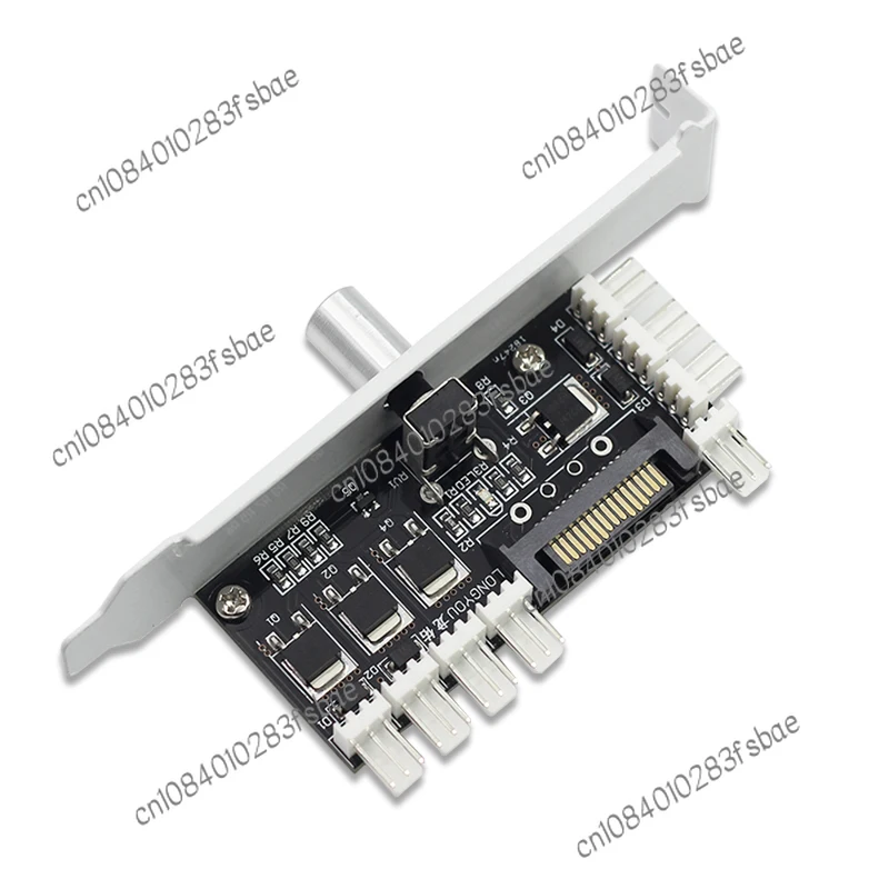 Desktop Computer Case Fan Speed Controller PCI Bit 8-Way Fan Electrodeless Speed Controller Can Be Shut down