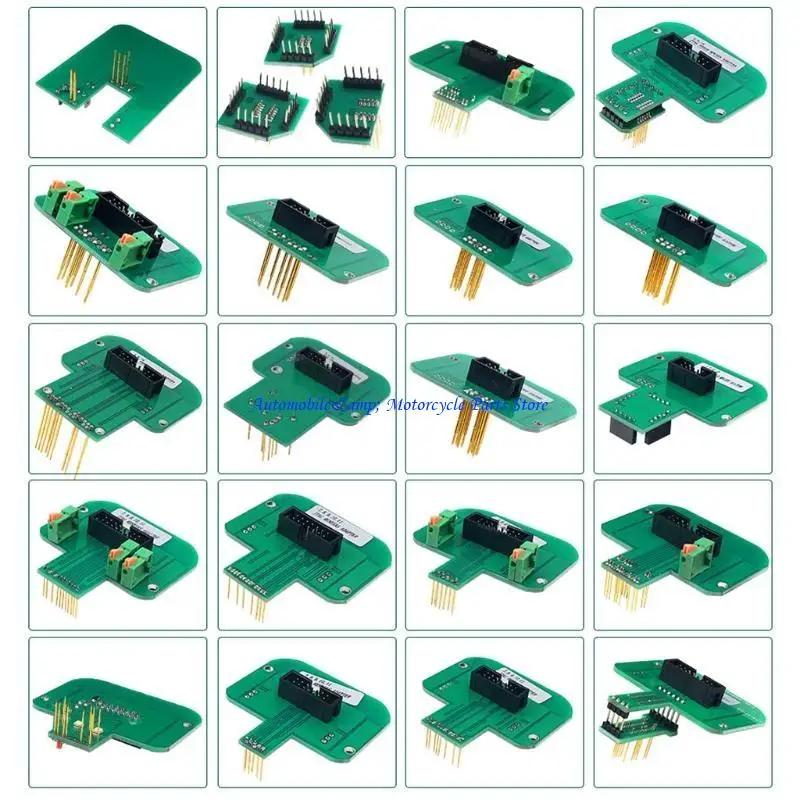H7BD BDM 22 Pièces Adaptateurs Cadre Ajustement pour l'adaptateur d'outil réglage puce Kess KTAG EUC