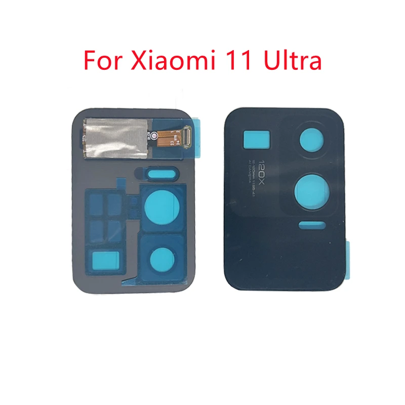 Rear LCD Display for Xiaomi Mi 11 Ultra Screen Touch Screen Digitizer Assembly with Camera Glass Lens Cover mi 11Ultra Replaceme